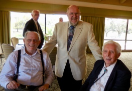 Howard Shipotofsky, Mart Nurmet, and Dick. Estonian Society of Central Florida (KFES), EV99 celebration, 25 Feb 2017, Clearwater, FL. Foto: Lisa Mets